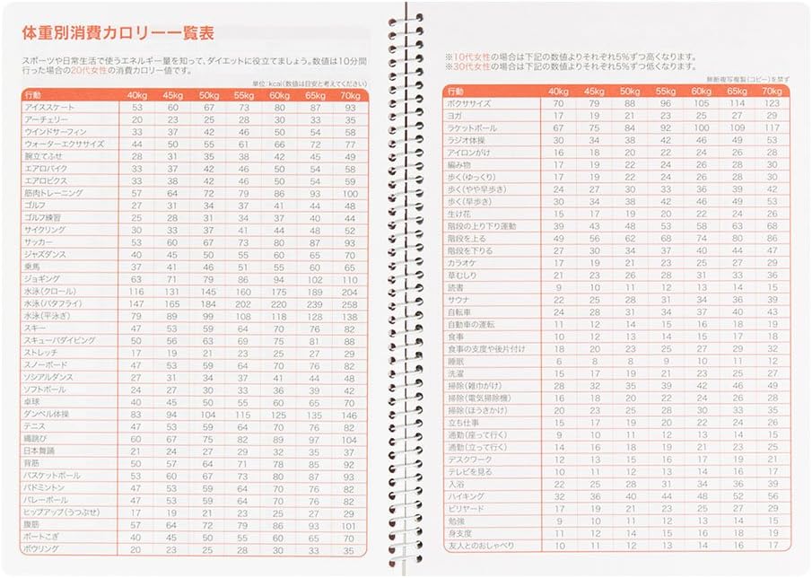 DESIGNPHIL Midori 26154006 Notebook HF Diary for 3 Months Diet A5