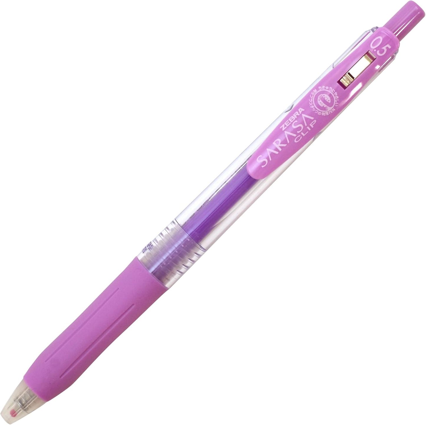 ZEBRA Sarasa Clip 0.5mm Ballpoint Pen, Milk Purple (JJ15-MKPU)