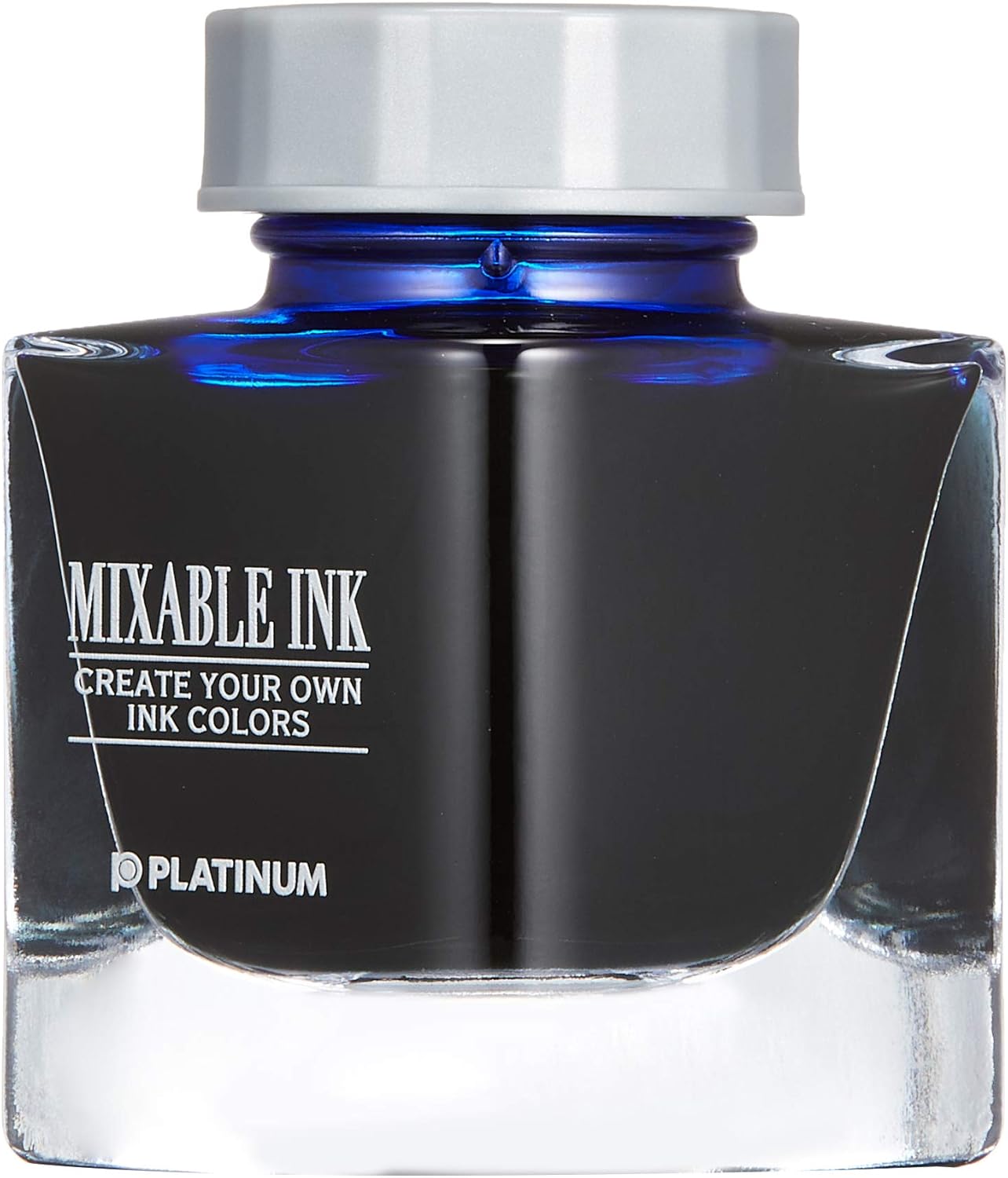 PLATINUM INKM-1000 Mixed Ink Mini Fountain Pen, 55 Aurora Blue