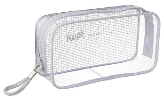 Raymay Fujii KPF Pen Case, Kept Clear Pen Pouch, Light Gray
