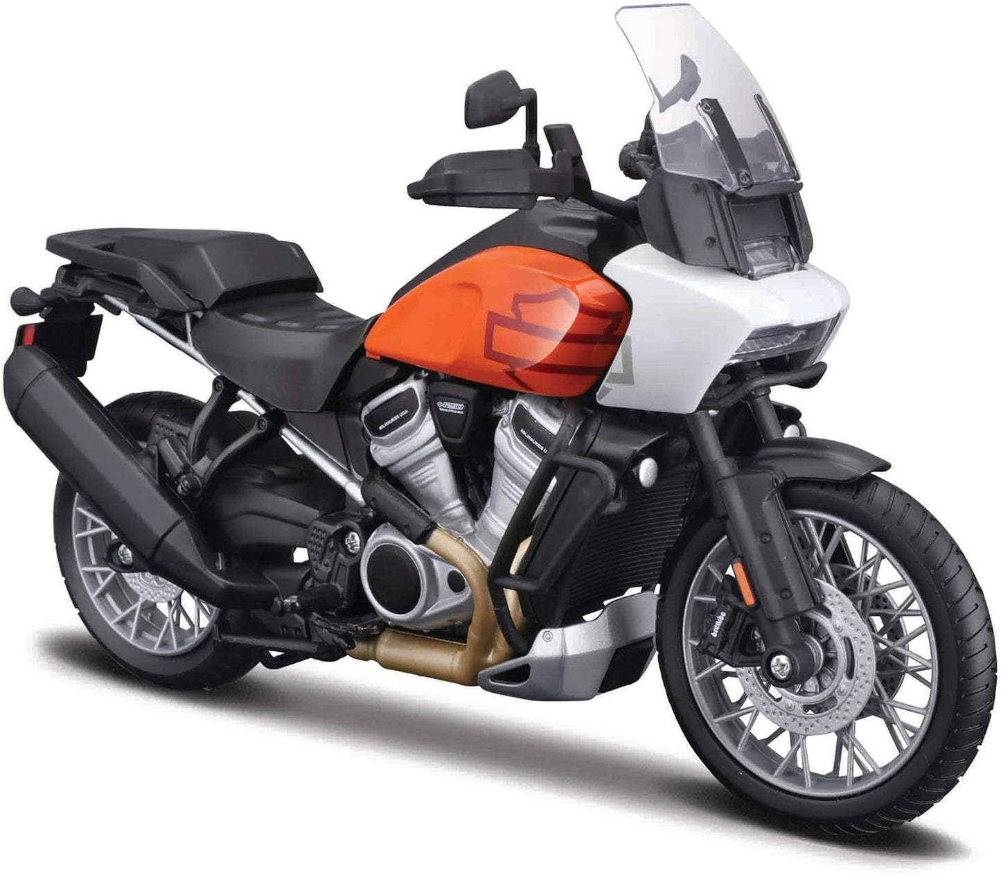 Maisto 1:12 H-D 2021 Pan America, Orange/Black/White