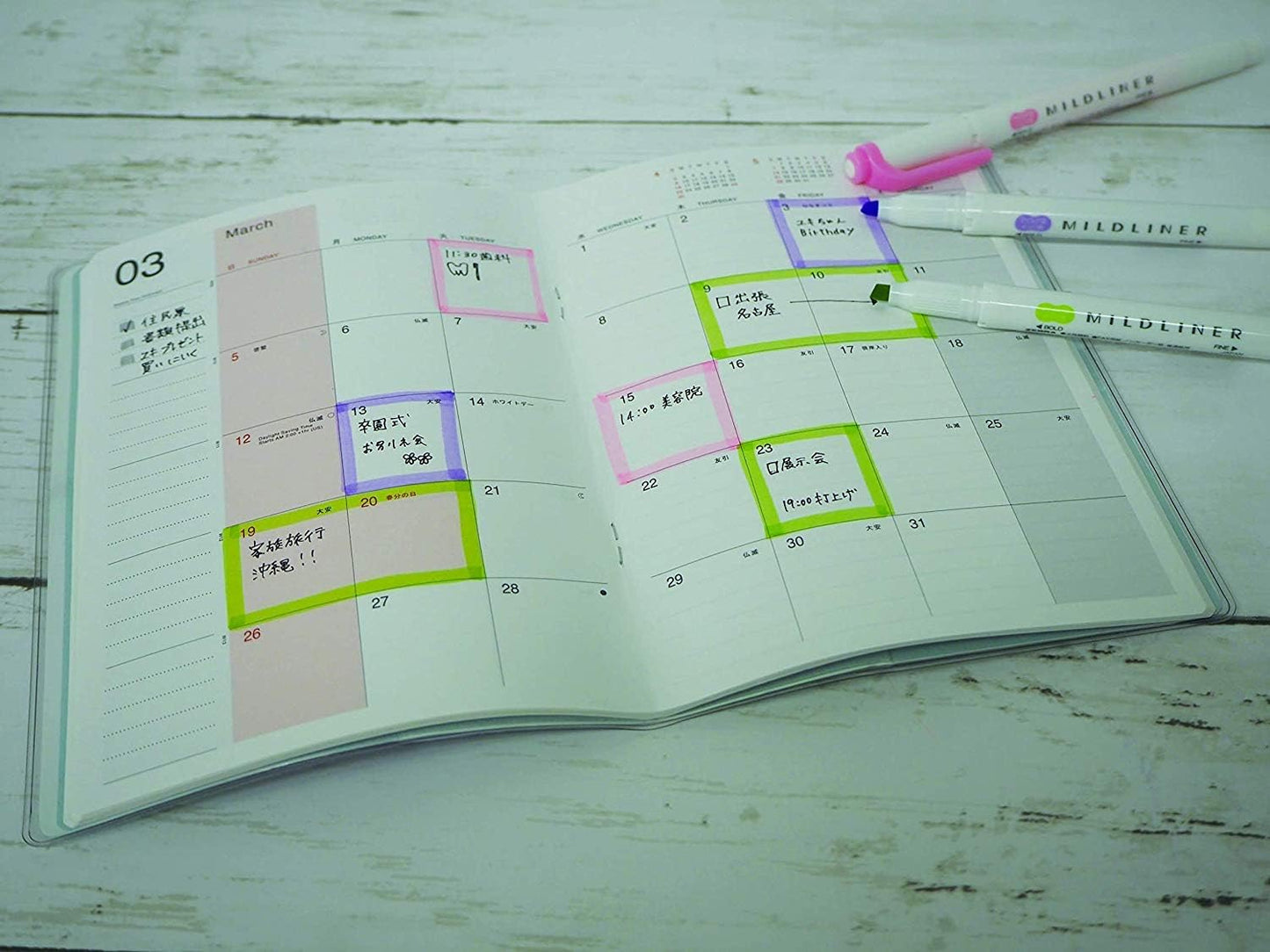 ZEBRA Mildliner Highlighter Set – 25 Colors (WKT7-N-5C & WKT7-5C-HC, Italy Import)