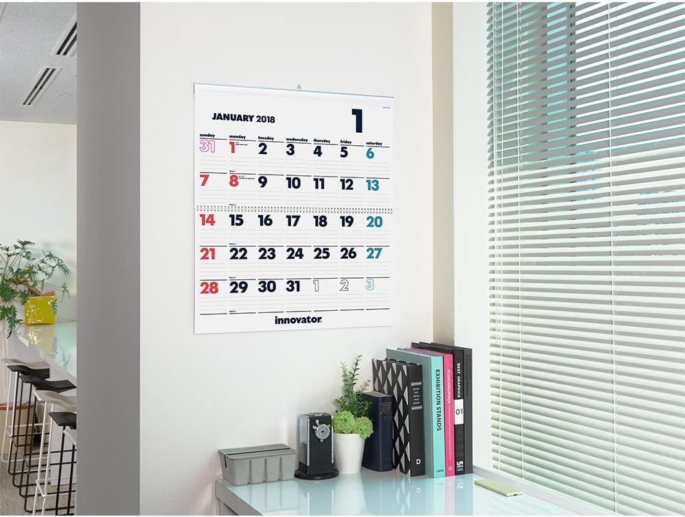 Innovator 2018 Calendar Wall Hanging Large 30109006