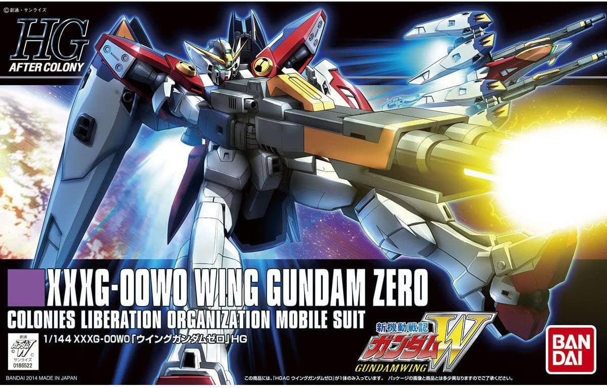 HGAC 1/144 XXXG-00W0 Wing Gundam Zero (New Mobile Suit Gundam W) 8 years and up