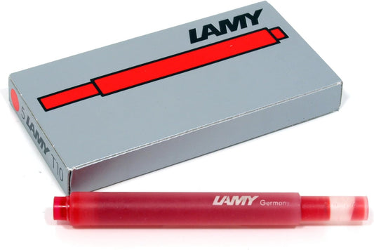 Lamy Cartridges Refill, Pack of 5, Red (T10RD)