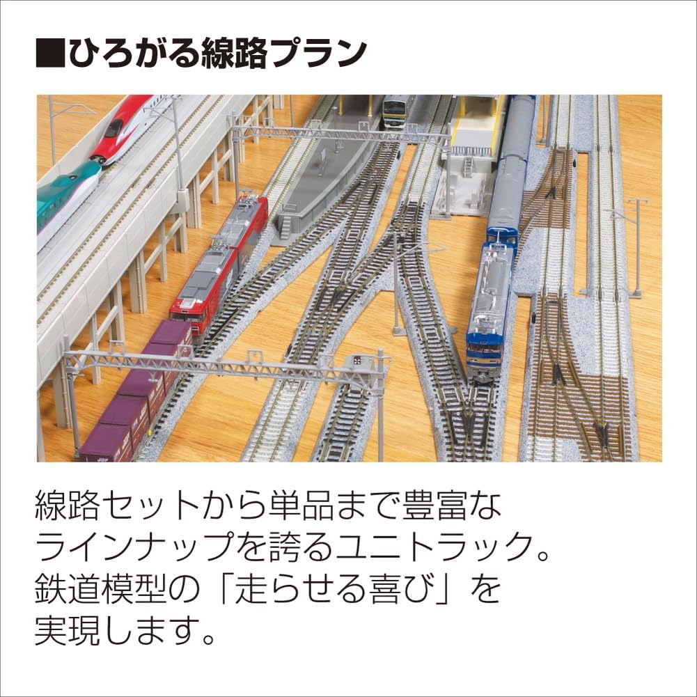 Kato USA Model Train Products Unitrack, 315mm (12 3/8") Radius 45-Degree Curve Track (4-Piece)