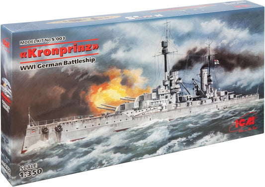 ICM Models Battleship SMS Kronprinz Building Kit
