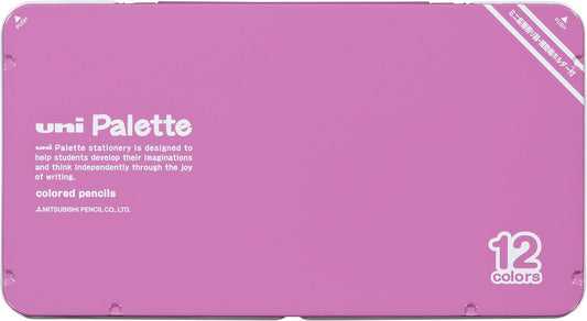 Mitsubishi Pencil colored pencil Uni palette K89012CPLT.13 Pink 12 color set