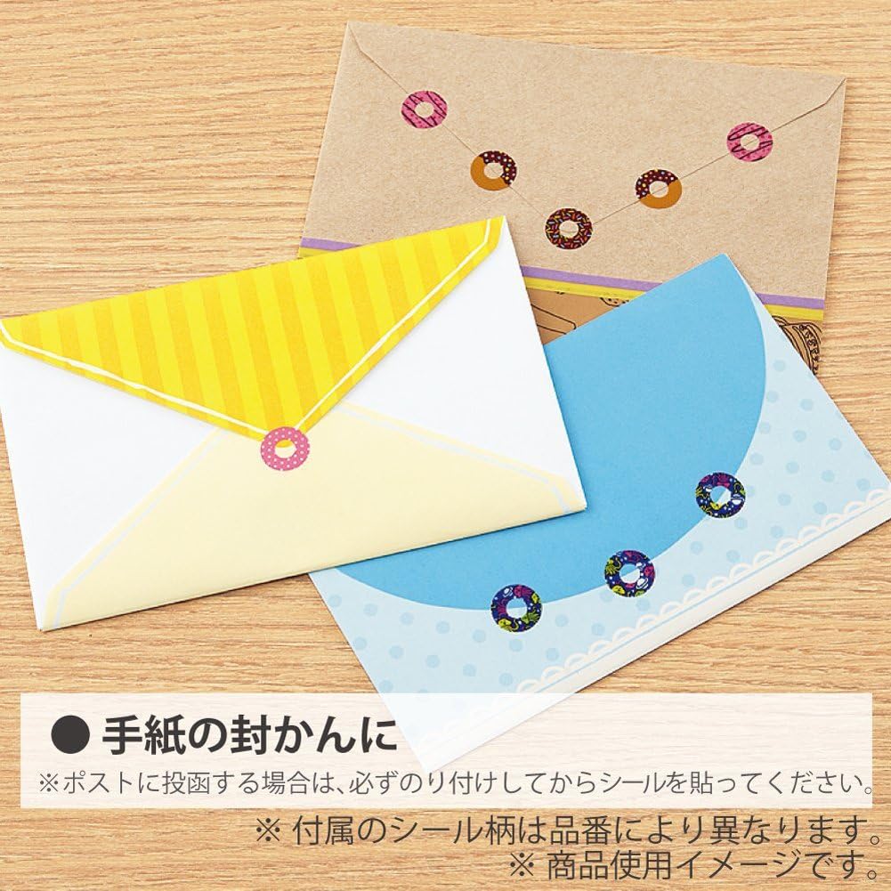KOKUYO Donut Seal Stamp Flower Pattern Ta-DSM10-2