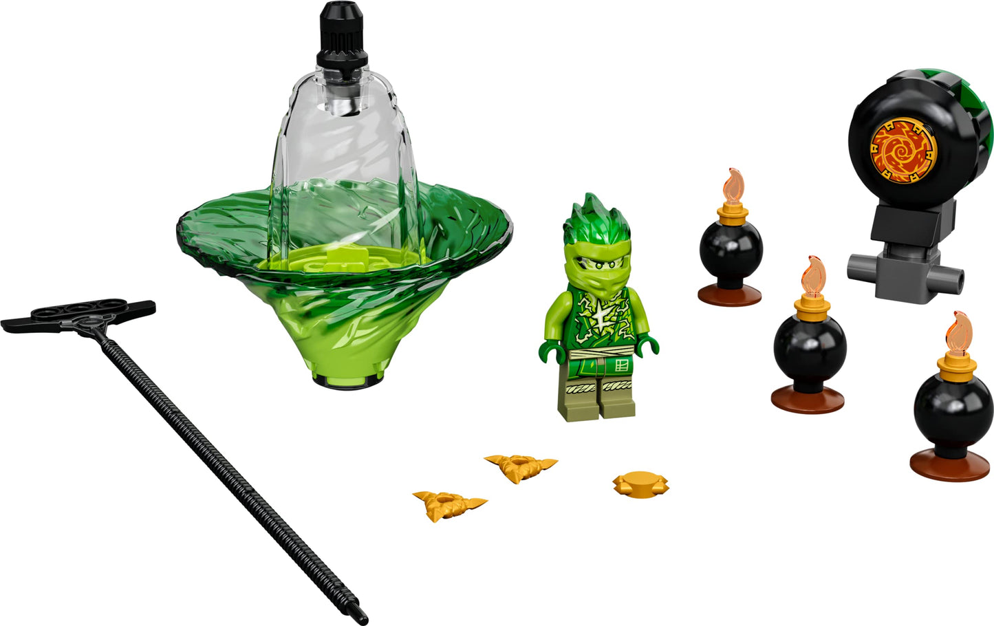 LEGO® NINJAGO® Lloyd’s Spinjitzu Ninja Training 70689 Spinning Toy Building Kit with NINJAGO Lloyd for Ages 6+