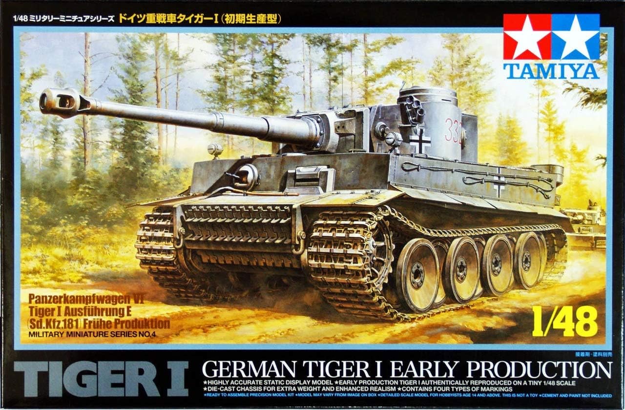 TAMIYA 1/48 German Tiger l-Early, TAM32504