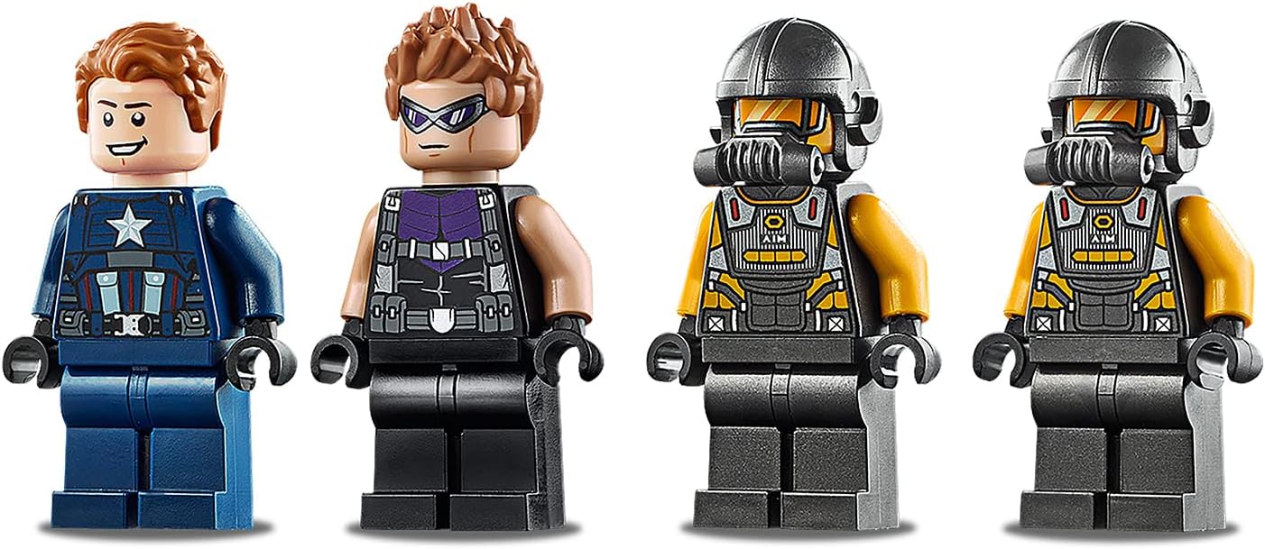 LEGO 76143 Marvel Avengers Superhelden - Truck-Festnahme Set Der Fall mit Captain America und Hawkeye Minifiguren