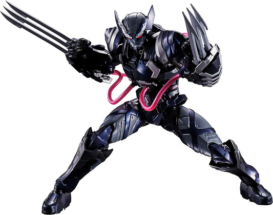 TAMASHII NATIONS - Tech-On Avengers - Venom Symbiote Wolverine (Tech-On Avengers), Bandai Spirits S.H.Figuarts Action Figure
