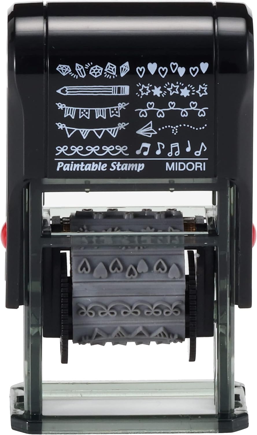 Midori 35382006 Stamp, Rotating Stamp, Motif Pattern
