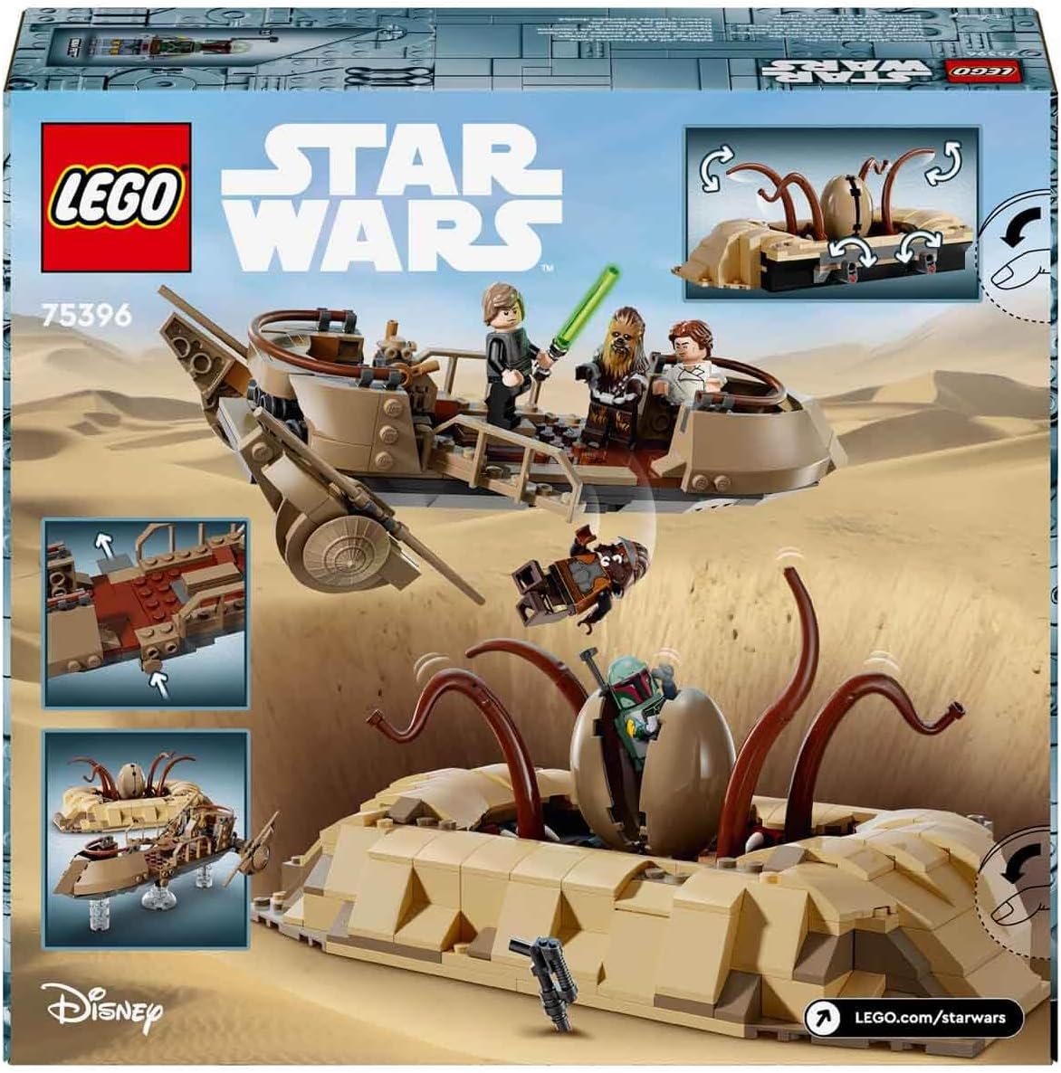 LEGO 75396 Star Wars 75396 Desert Skiff and Surracks Hole