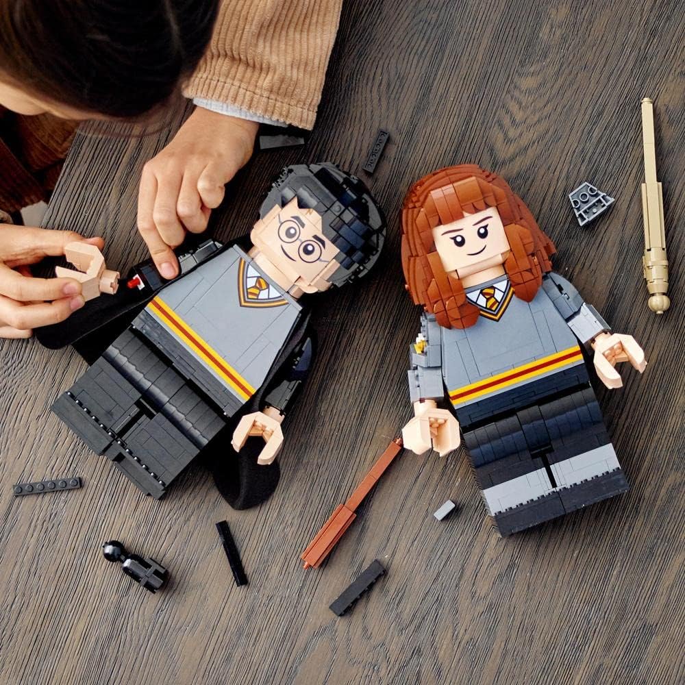 Lego Wizarding World Iconic Brick-Built Harry & Hermione 76393 Building Set for ages 10+ years
