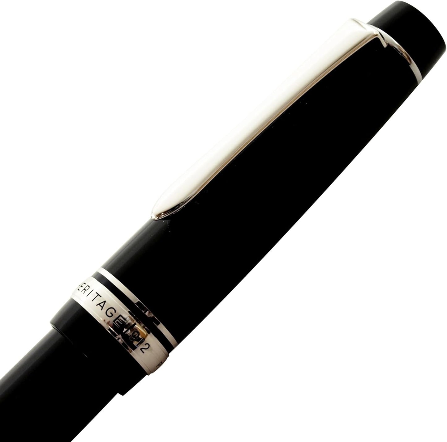 PILOT Fountain Pen Custom Heritage 912, Black Body, SFM-Nib