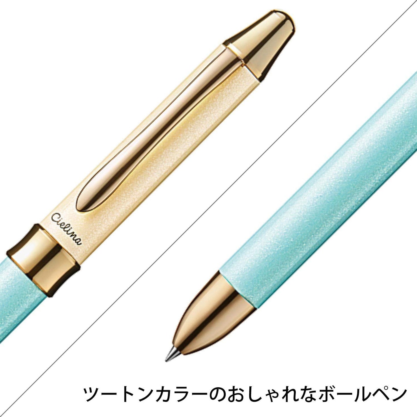 Pentel Sierina BXW1555CD Multi-Functional Ballpoint Pen, Green