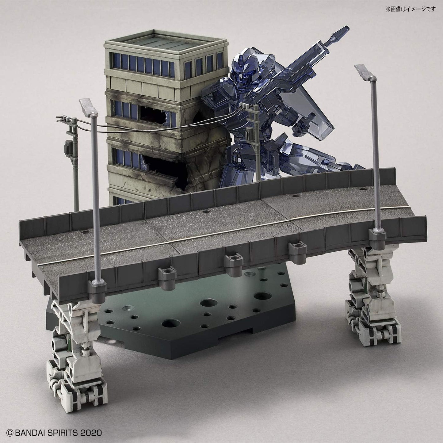 Bandai Hobby - 30 Minute Missions - #06 Customize Scene Base (City Area Version), Bandai Spirits 30MM 1/144 Model Kit