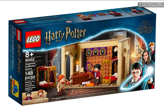 LEGO Harry Potter Hogwarts Dorms Exclusive 40452 building set with dorm room details and accessories