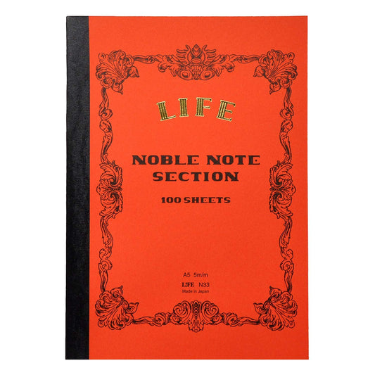 Life Notebook, Noble Notebook, Grid, A5 N33