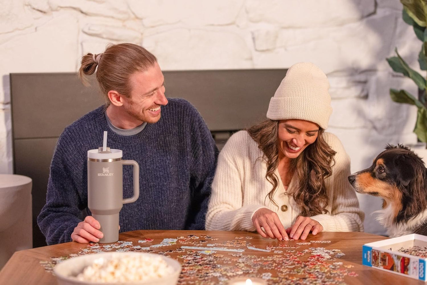 Stanley Quencher H2.0 Tumbler with Handle and Straw 40 oz | Flowstate 3-Position Lid | Cup Holder Compatible for Travel | Insulated Stainless Steel Cup | BPA-Free | Ash