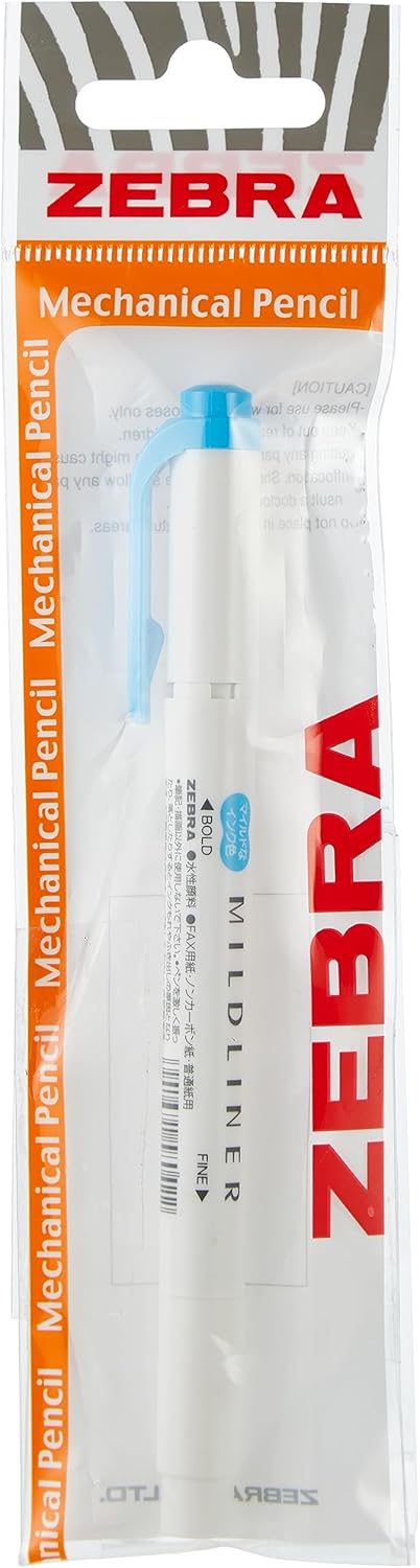 ZEBRA Mildliner WKT7-MCYA Highlighter, Mild Cyan