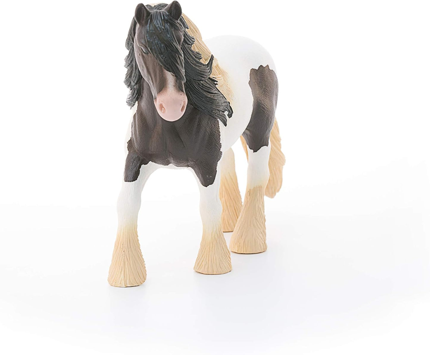 Schleich Farm World Tinker Stallion Horse Figurine - Realistic and Durable Farm Animal Toy Figure with Authentic Details, Fun and Imaginative Play for Boys and Girls, Gift for Kids Ages 3+