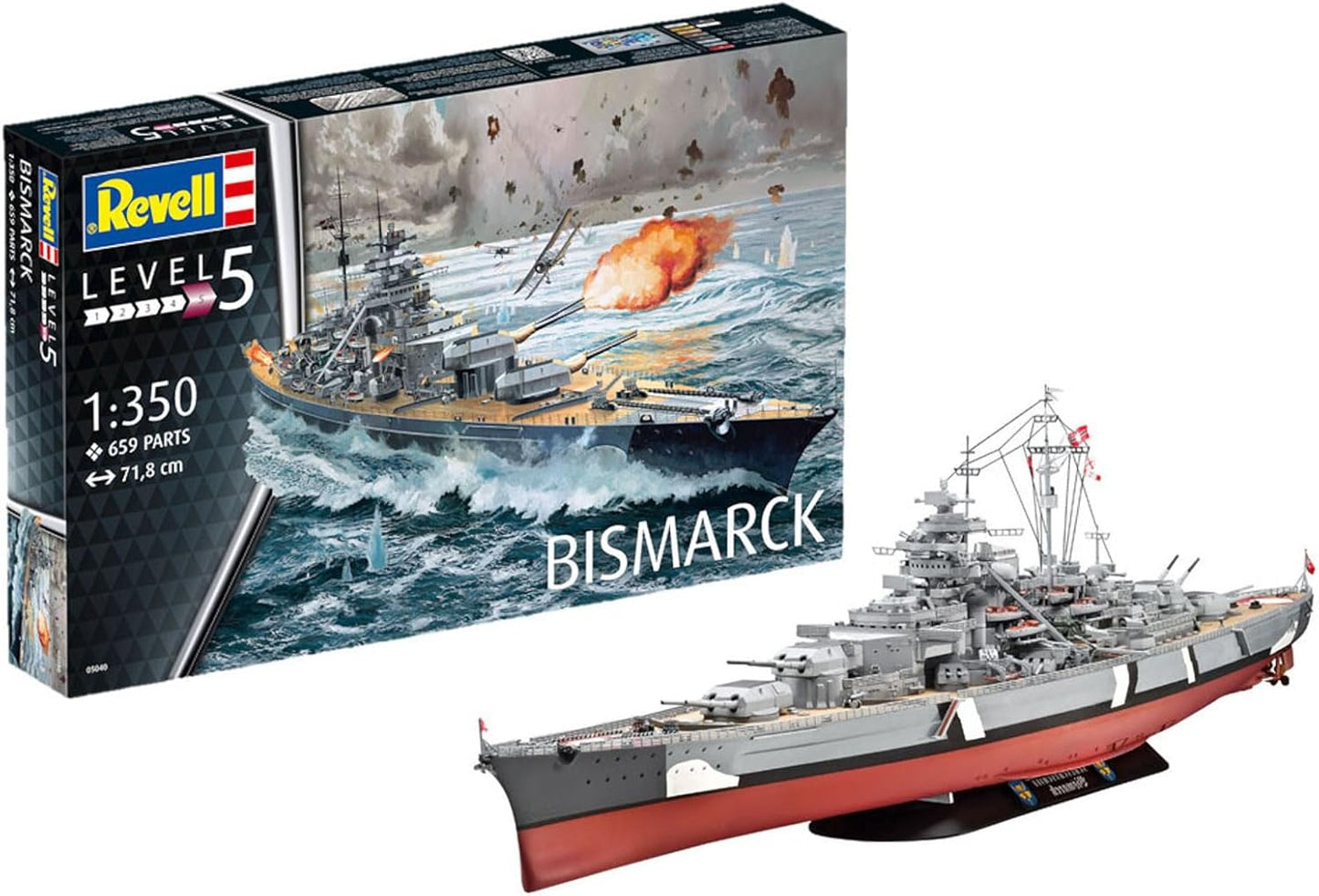 Revell Germany 05040 Battleship Bismarck Model Kit