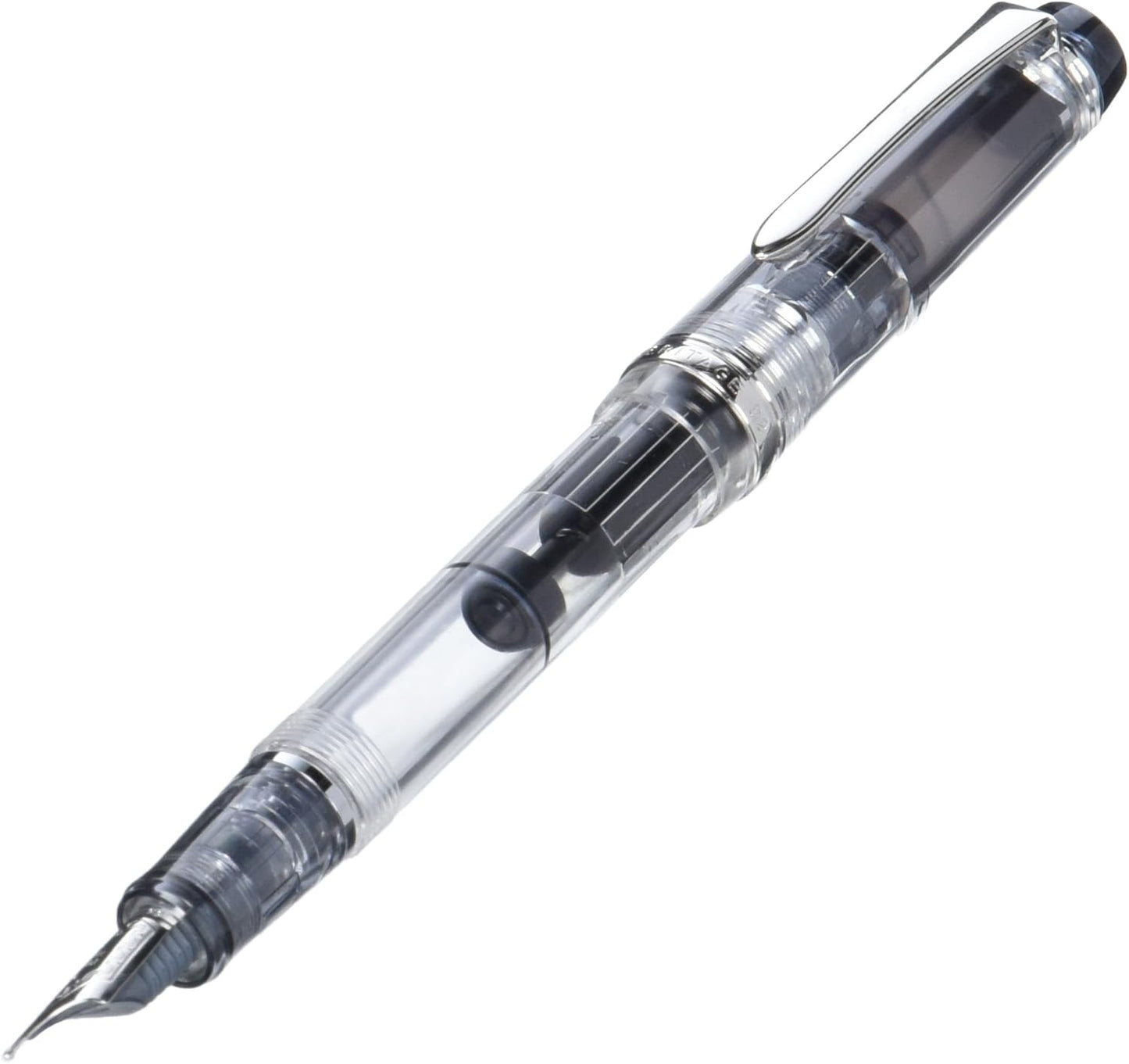 PILOT Fountain Pen Custom Heritage 92, Clear Body, M-Nib
