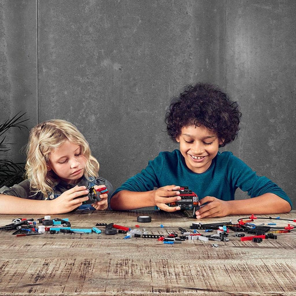 LEGO 42106 Technic Stunt Show Truck & Bike Toys Set, 2in1 Model with Pull-Back Motor and Trailer