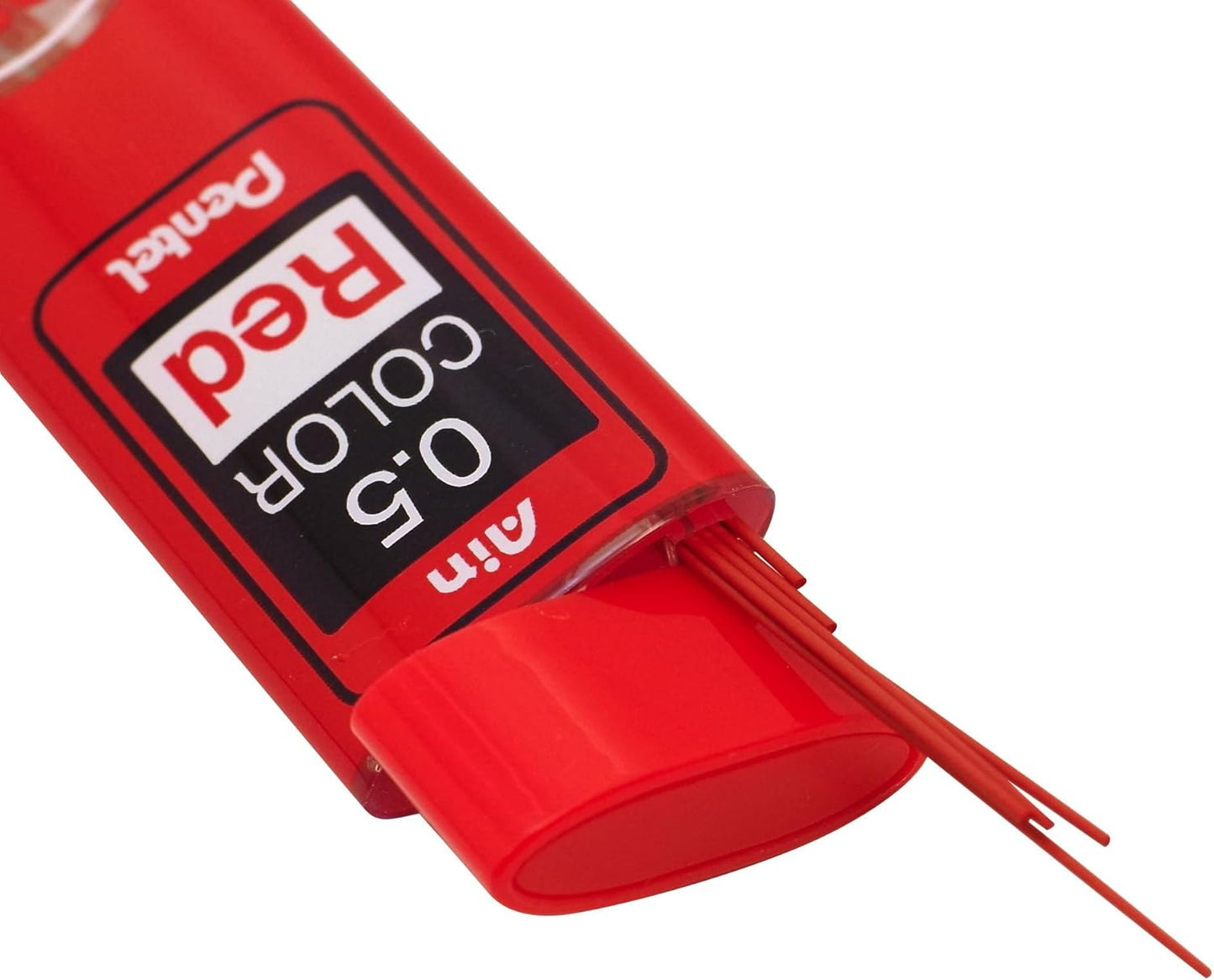 Pentel Mechanical Pencil Lead, Ain Stein, 0.5mm, Red (C275-RD)