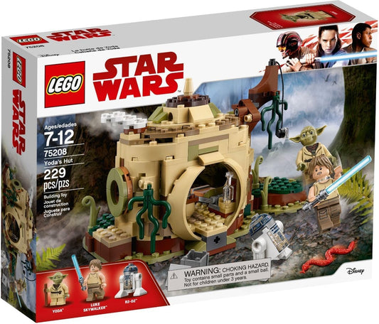 Star Wars Yoda'S Hut Building Set, Yoda & R2-D2 Droid Minifigures, Jedi Training Play Set