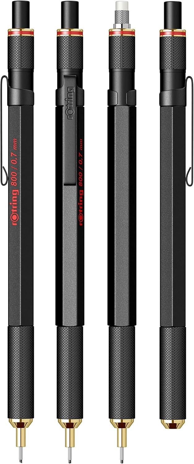 Rotring 800 Mechanical Pencil 0.7Mm Black