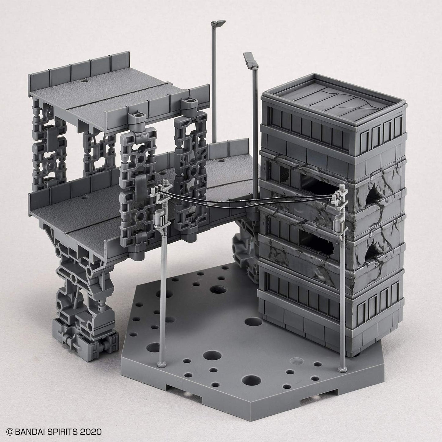 Bandai Hobby - 30 Minute Missions - #06 Customize Scene Base (City Area Version), Bandai Spirits 30MM 1/144 Model Kit