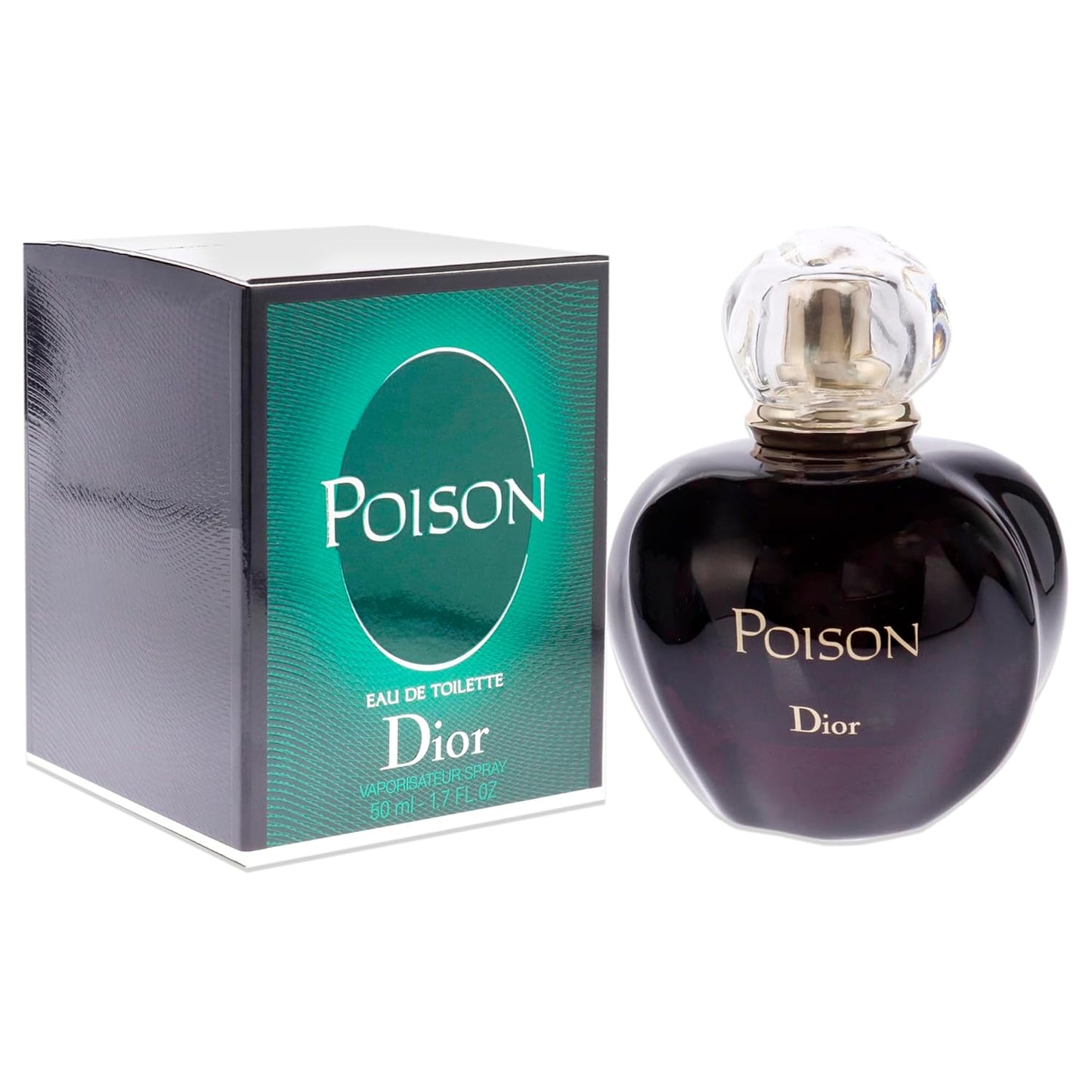 Poison By Christian Dior For Women. Eau De Toilette Spray Black 1.7 Fl Oz