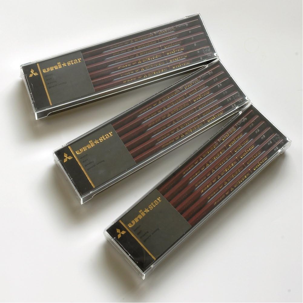 Mitsubishi Pencil pencil Unistar hexagonal Standard B dozen (12 pieces)