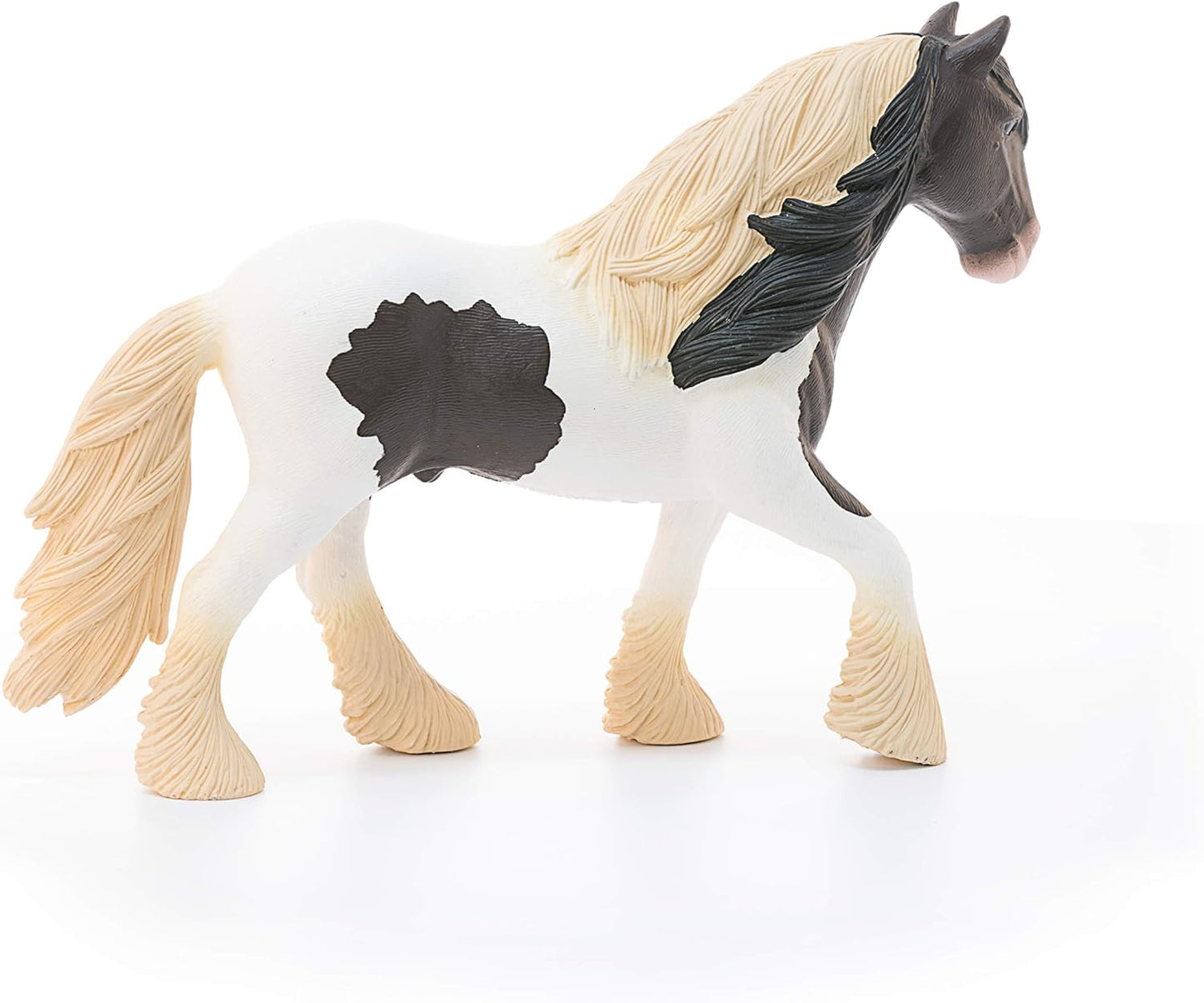 Schleich Farm World Tinker Stallion Horse Figurine - Realistic and Durable Farm Animal Toy Figure with Authentic Details, Fun and Imaginative Play for Boys and Girls, Gift for Kids Ages 3+