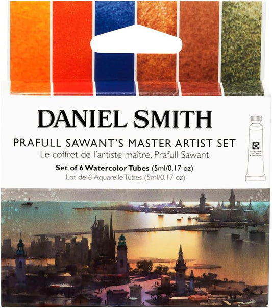 Daniel Smith 285610389 Prafull Sawants's Master Artist Set Watercolor Paint, 5ml, Multicolor 6, 0.16 Fl Oz (Pack of 6)