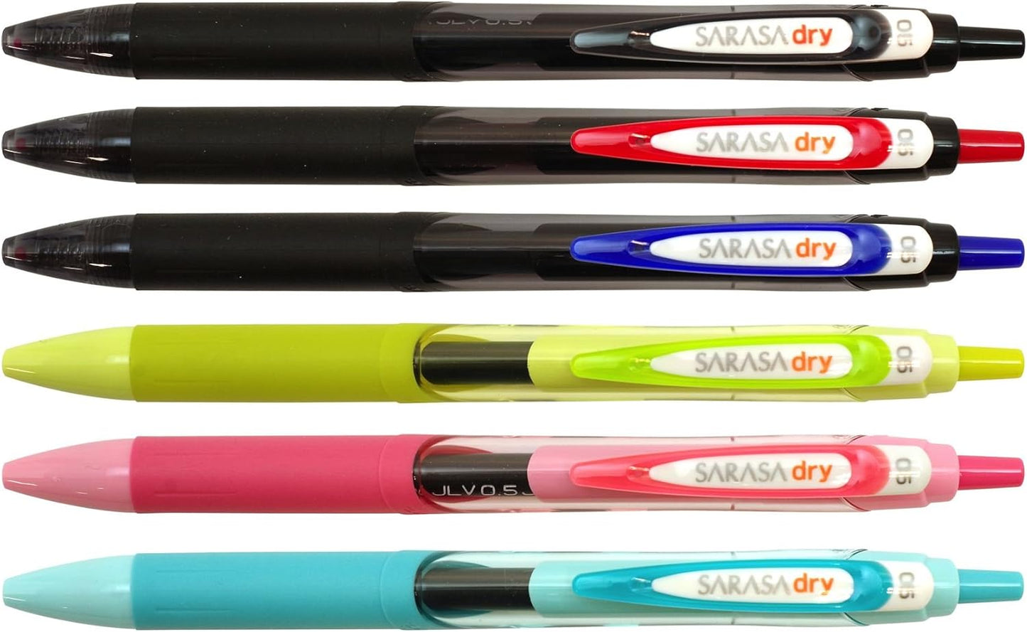 Low Viscosity Ballpoint Pen - ZEBRA SARASA Dry (Gel Ink Ballpoint Pen) 0.5mm / Light Blue JJ31-LB (Japan Import) - Smooth Precision Writing Experience - Office Journaling and Study Use