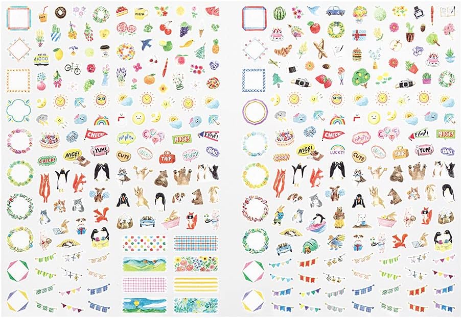 Midori Diary with Sticker Yellow 12891006 – Japan