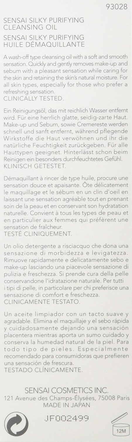 Silky Purifying by SENSAI Step 1 Remove & Reveal Cleansing Oil 150ml 150ml