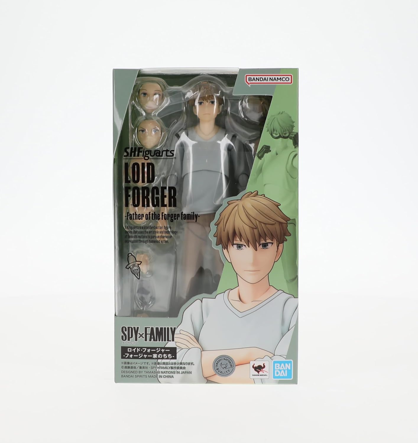TAMASHII NATIONS - Spy x Family - Loid Forger - Father of The Forger Family, Bandai Spirits S.H.Figuarts Action Figure