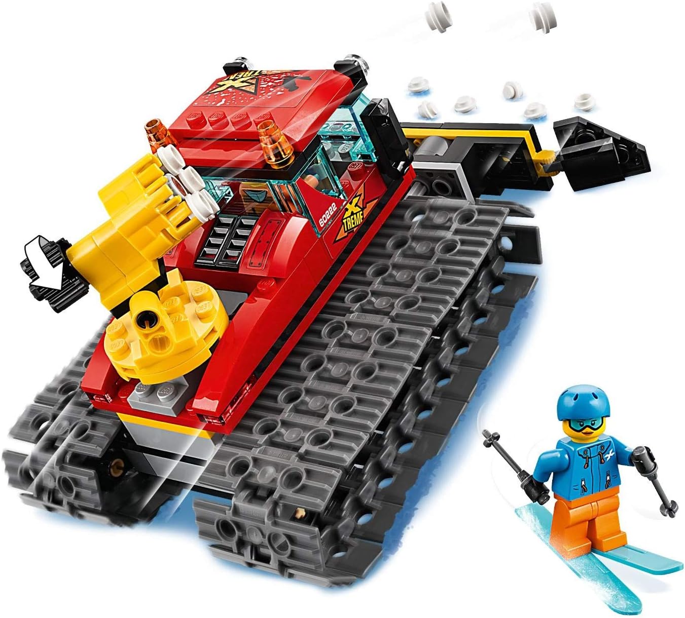 City Great Vehicles Snow Groomer Plough Set, Toy Tractor for Kids