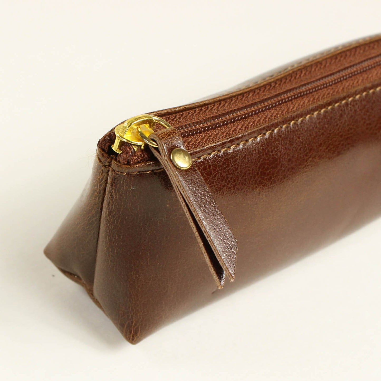 Raymay Fujii FD81C Gloire Pencil Case, Triangle Type, Brown