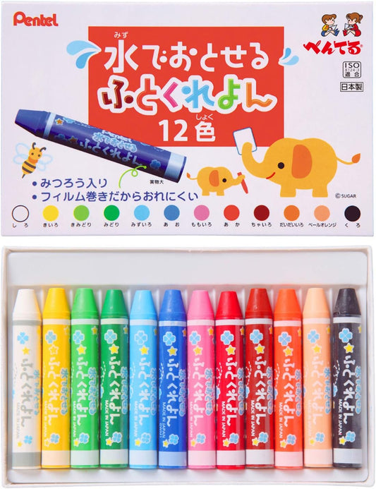 GWM1-12 12 color crayon suddenly you can drop in the water Pentel (japan import)