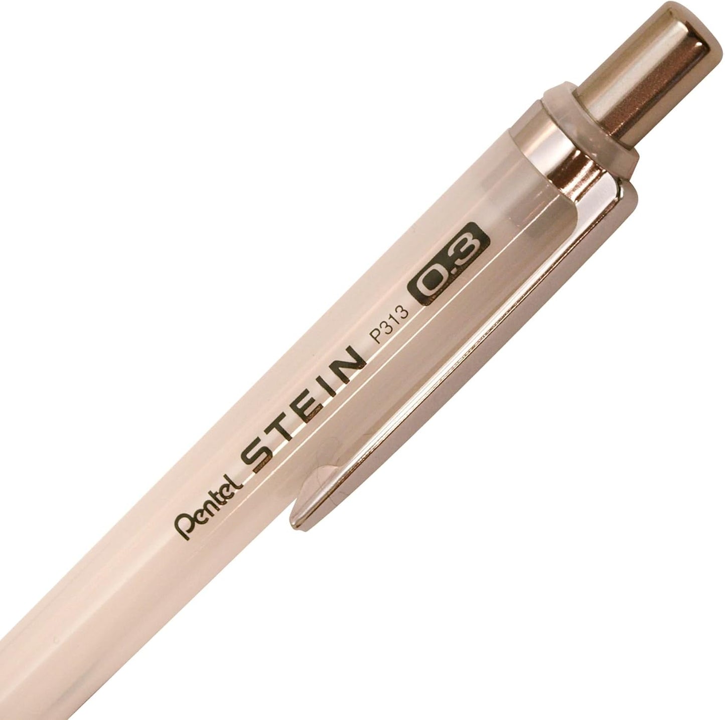 Pentel Ain Mechanical Pencil, 0.3mm, Clear Black (P313-CA)