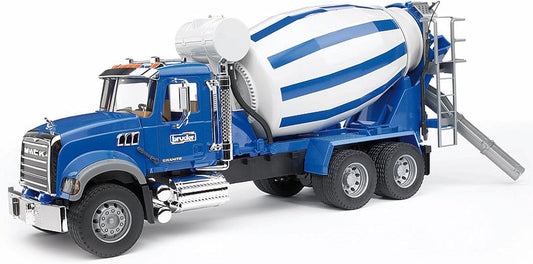 Bruder 02814 Man TGA Cement Mixer Truck, 1:16 Scale: Realistic Construction Toy with Rotating Drum & Crank Handle | Durable ABS Plastic for Indoor, Outdoor, Sand & Snow Play, Made in Germany, Ages 3+