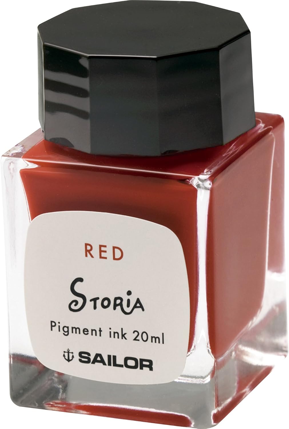 Sailor 131006230 Fountain Pen, Pigment Bottle Ink, Storia, 0.7 fl oz (20 ml), Red