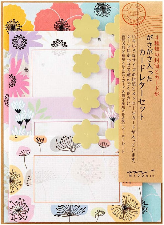 Card Letter Set, Flower